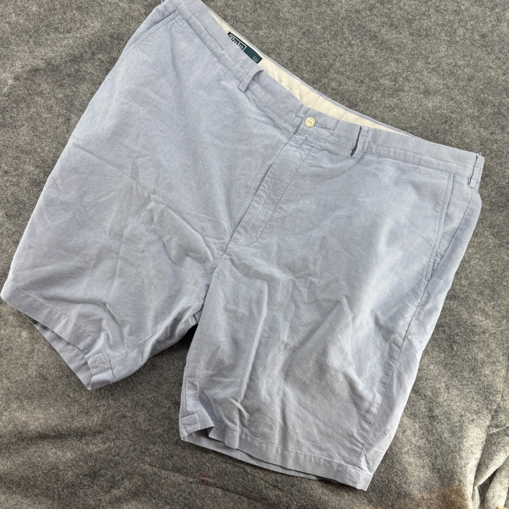 POLO Ralph Lauren Men's Big Grand 46B/46G Light Blue Shorts 100% Cotton 10" Ins‎